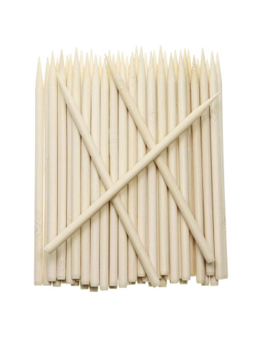 Palitos de Bambú Penta Angel 14 cm para Comida DIY - 50 Pcs