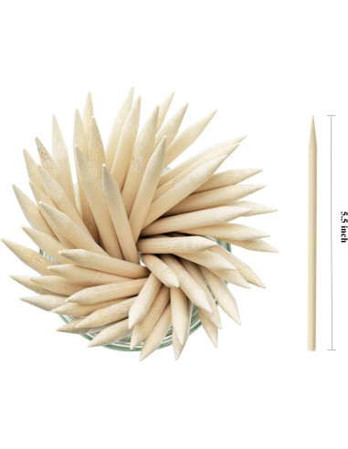 Palitos de Bambú Penta Angel 14 cm para Comida DIY - 50 Pcs