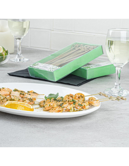 Palillos de Bambú Anudados Restaurantware 15 cm - 50 Unidades Palillos de Bambú Anudados Restaurantware 15 cm - 50 Unidades