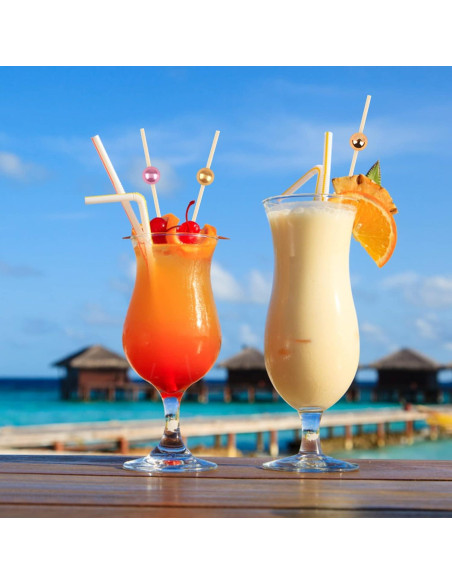 Palillos de cóctel de bambú 100 unidades 11.9 cm decorativos