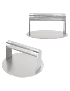Prensa para Hamburguesas SafBbcue 15.7 cm Acero Inoxidable Antideslizante