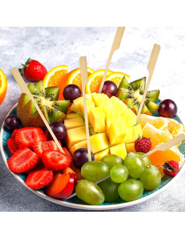 200 Palillos de Bambú Ecológicos 17.78 cm Ipercox para Cócteles