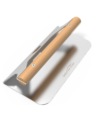 Prensa para Hamburguesas Onlyfire de Acero Inoxidable 23x11 cm