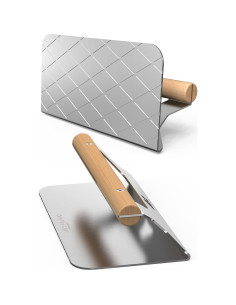 Prensa para Hamburguesas Onlyfire de Acero Inoxidable 23x11 cm 2