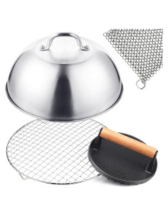 Accesorios para Plancha iRabey 4 Piezas - Dome 29.21 cm, Prensa 17.78 cm