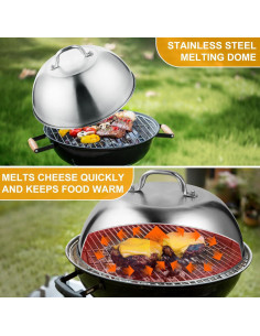 Accesorios para Plancha iRabey 4 Piezas - Dome 29.21 cm, Prensa 17.78 cm 2