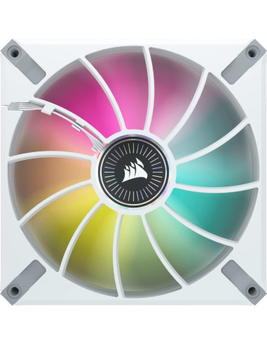 Ventilador RGB CORSAIR ML140 Elite 140mm 2 Piezas Blanco