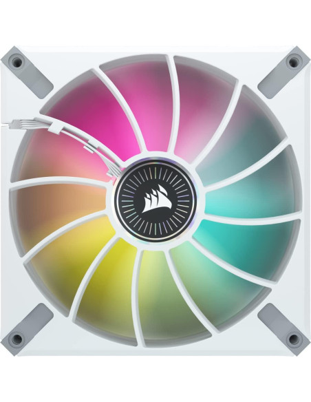 Ventilador RGB CORSAIR ML140 Elite 140mm 2 Piezas Blanco