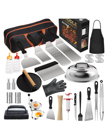 Kit de Accesorios para Plancha Furnhome 134 Piezas con Prensa