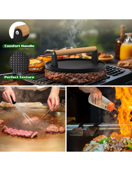 Kit de Accesorios para Plancha Furnhome 134 Piezas con Prensa