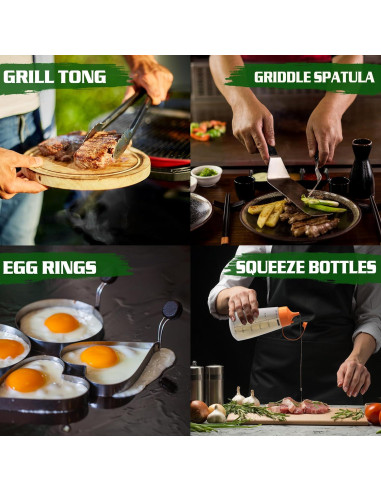 Kit de Accesorios para Plancha Furnhome 134 Piezas con Prensa