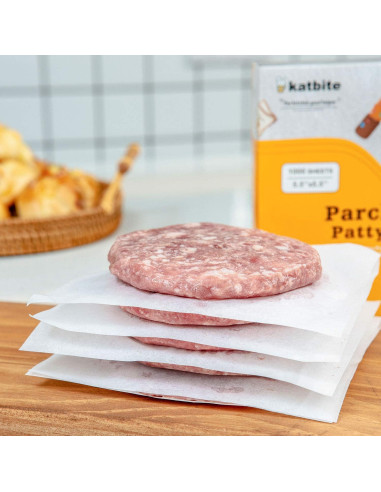 Papel Pergamino Antiadherente Katbite 1000 Hojas 14x14 cm