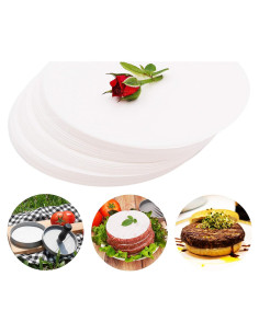 Hojas de Papel para Hamburguesas Meykers 11.18 cm 500 pcs Antiadherente