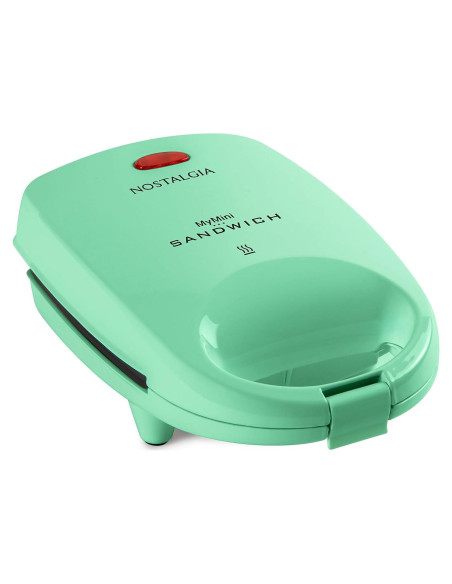 Fabricante de Sándwiches Nostalgia MyMini Verde Menta 1200W