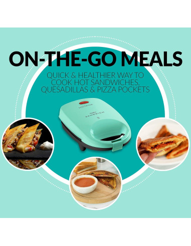 Fabricante de Sándwiches Nostalgia MyMini Verde Menta 1200W