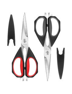 Tijeras de Cocina LIVINGO 2 Piezas Acero Inoxidable 23.5 cm