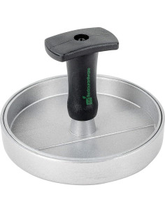 Prensa de Hamburguesas Restaurantware Aluminio Negro 12 cm 2