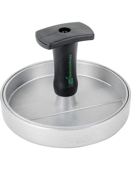 Prensa de Hamburguesas Restaurantware Aluminio Negro 12 cm Prensa de Hamburguesas Restaurantware Aluminio Negro 12 cm