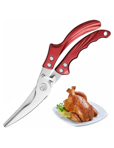 Tijeras de Cocina Roczipeng 25.4 cm Acero Inoxidable Multiusos