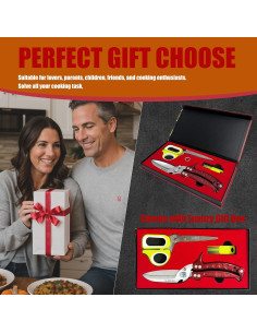 Tijeras de Cocina SLEMOON de Acero Inoxidable 2 Piezas 2