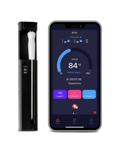 Termómetro de Carne Bluetooth Glowworm KR100 Inalámbrico 50m