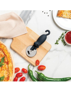Cortador de Pizza OTOTO Kitty Cut - Acero Inoxidable, 21.8 cm 2