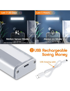 Paquete de 6 Luces LED Deitybless con Sensor de Movimiento 2