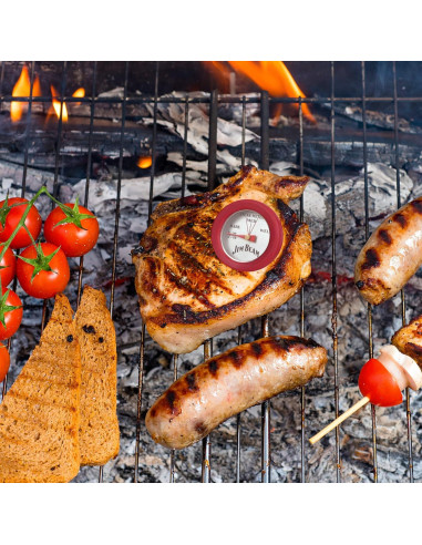 Set de 4 Termómetros de Carne y Aves Jim Beam, Acero Inoxidable