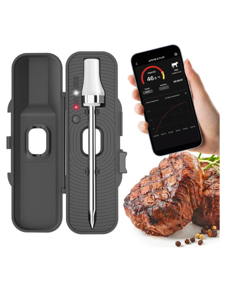 Termómetro Digital Inalámbrico ARMEATOR para Carne y BBQ Termómetro Digital Inalámbrico ARMEATOR para Carne y BBQ