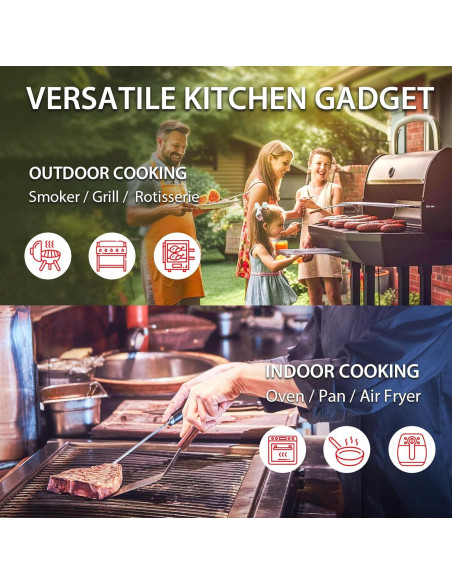 Termómetro Digital Inalámbrico ARMEATOR para Carne y BBQ Termómetro Digital Inalámbrico ARMEATOR para Carne y BBQ