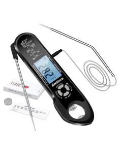 Termómetro Digital para Carne Magodey con Alarma y Cable 12m