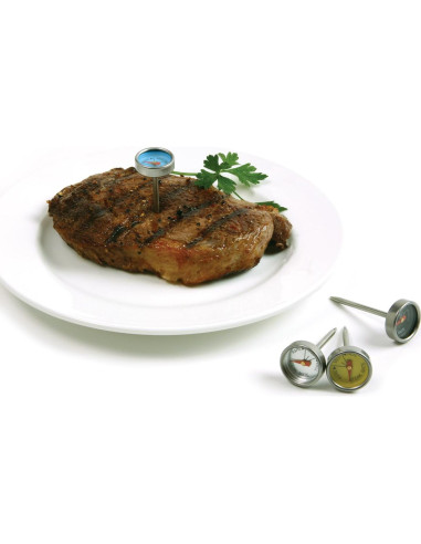 Set de 4 Termómetros de Carne Mini Norpro - Acero Inoxidable