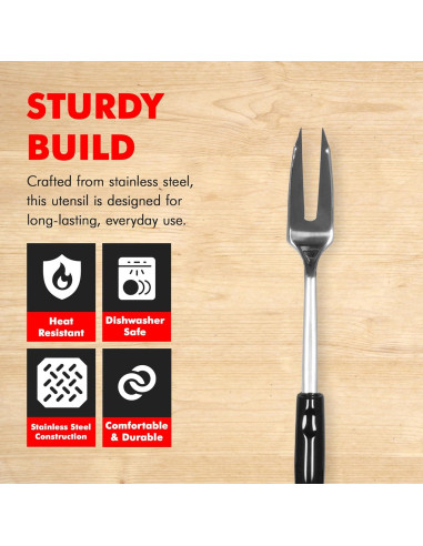 Tenedor de Cocina para Carne Chef Craft 30.5 cm Acero Inoxidable