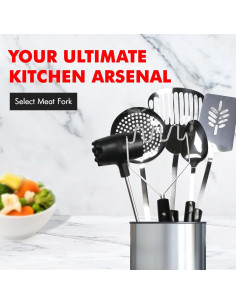 Tenedor de Cocina Chef Craft Select 33 cm Acero Inoxidable 2