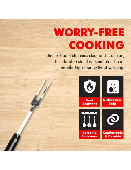 Tenedor de Cocina Chef Craft Select 33 cm Acero Inoxidable