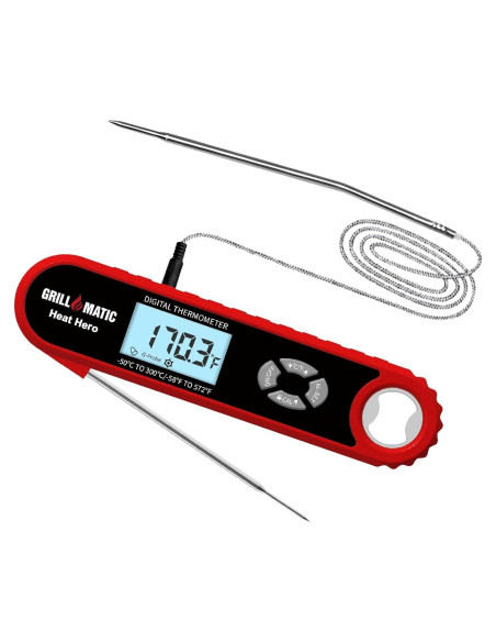 Termómetro Digital Heat Hero para Carne - Lectura Instantánea Termómetro Digital Heat Hero para Carne - Lectura Instantánea