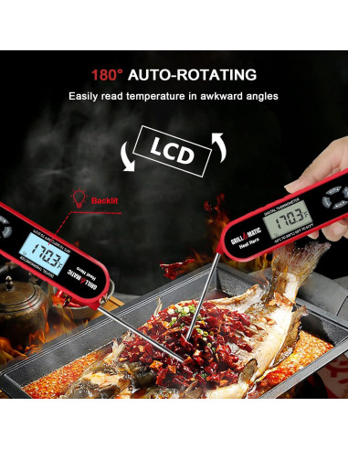 Termómetro Digital Heat Hero para Carne - Lectura Instantánea