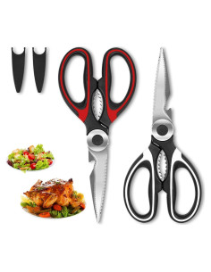 Tijeras de Cocina SZHLUX 2-Pack Afiladas Acero Inoxidable 21.6cm