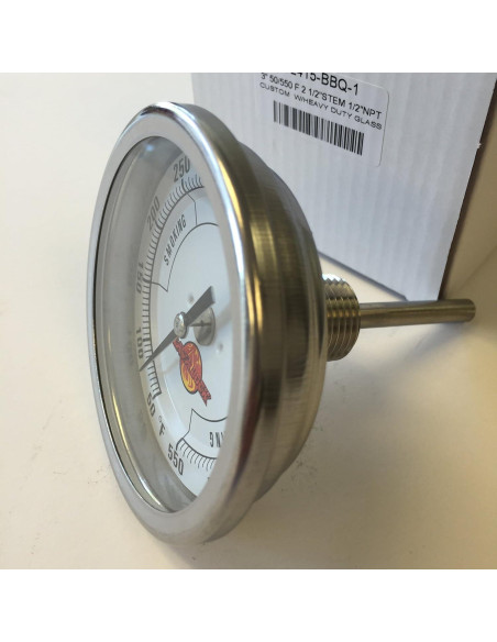 Termómetro de Barbacoa Ajustable LavaLock LL-TH3ADJ 10-288C