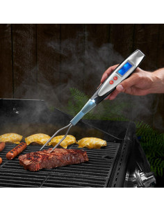 Tenedor Digital BBQ Sharper Image - Lectura Rápida 38.1 cm 2