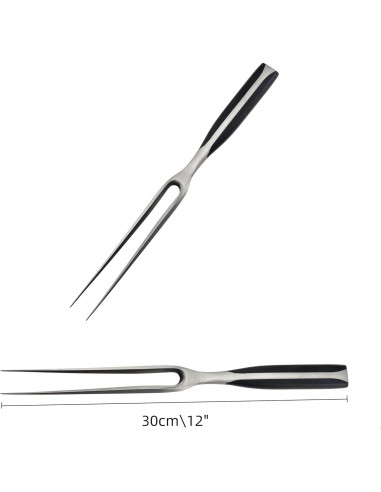 Tenedor de Carving AMBOJIE Acero Inoxidable 30.48cm 2PCS