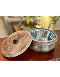 Cesta Calentadora de Tortillas El Gran Bazar Indio 22.86 cm 2