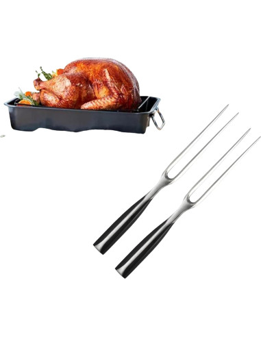 Tenedor de Carving AMBOJIE Acero Inoxidable 30.48cm 2PCS
