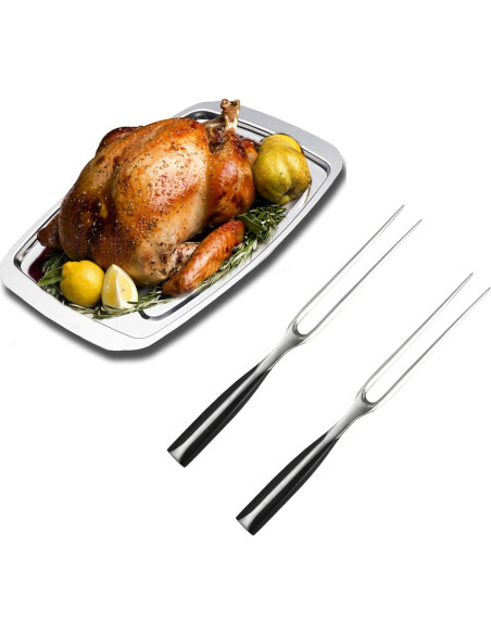 Tenedor de Carving AMBOJIE Acero Inoxidable 30.48cm 2PCS