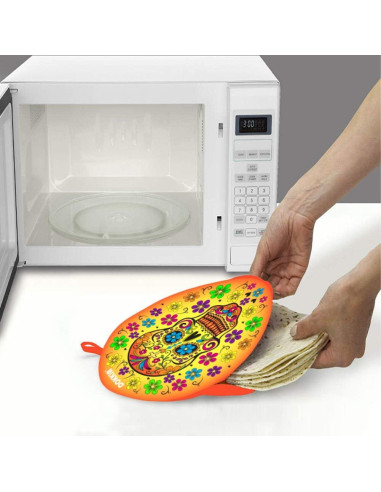 Calentador de Tortillas LEONAL 30.48 cm Aislado Microondas Calavera