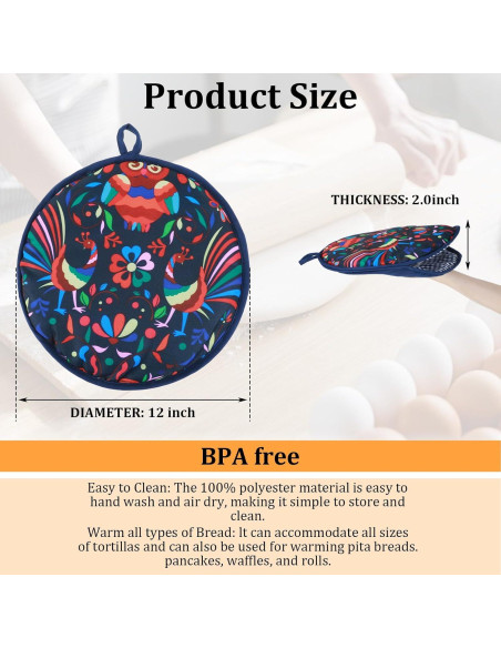 Calentador de Tortillas Classicseali 29 cm Aislado Doble Cara