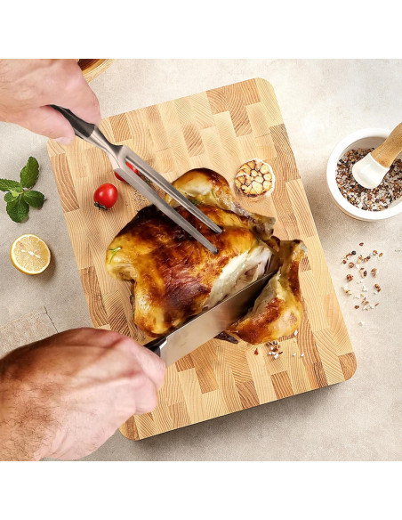 Tenedor de Carving BOHK Acero Inoxidable 29.5 cm Mango POM