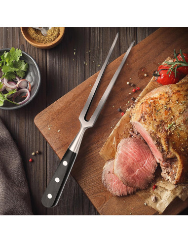 Tenedor de Carving BOHK Acero Inoxidable 29.5 cm Mango POM