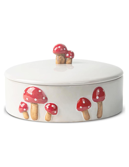 Calentador de Tortillas DGU Cerámica Hongo 20.32 cm Blanco