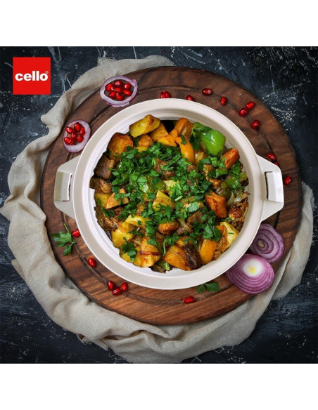 Olla Térmica Aislada Cello Chef 3500ml Blanca